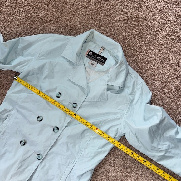 Columbia Blazer Jacket Women's Size M Blue Outerwear Collared Button Nylon - Picture 3 of 4
